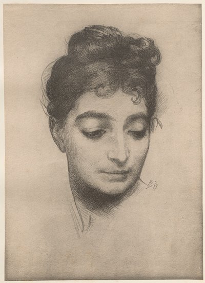 Portræt, 1899. af Felix Bracquemond