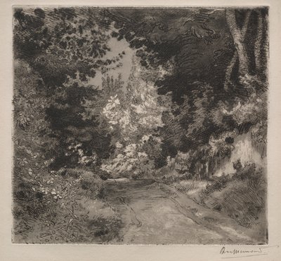 Vej til Sèvres, ca. 1872. af Felix Bracquemond