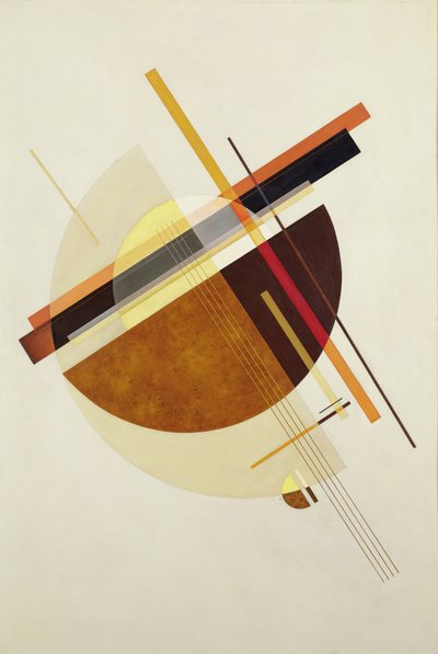 Komposition, ca. 1947-48 (olie på lærred) af Felix Del Marle