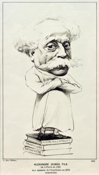 Alexandre Dumas Fils af Felix Edouard Vallotton
