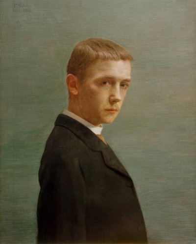 Selvportræt i en alder af tyve af Felix Edouard Vallotton