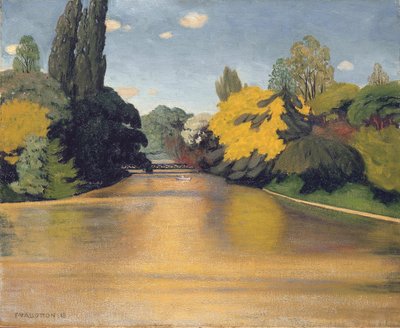 Bois de Boulogne, Las St. James, 1918 af Felix Edouard Vallotton