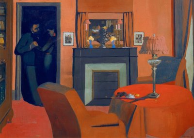 Det røde rum af Felix Edouard Vallotton