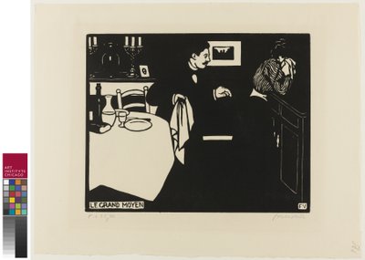 Extreme Measure, plade seks fra Intimacies, 1898 af Felix Edouard Vallotton
