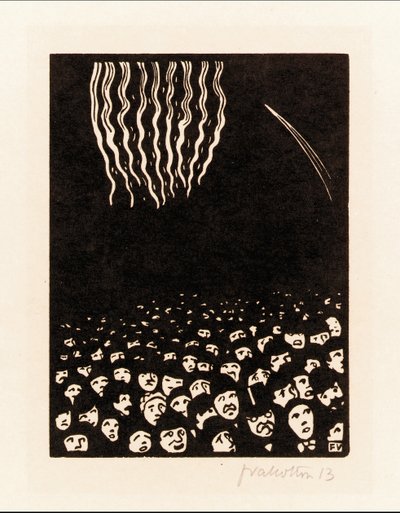 Fyrværkeri af Felix Edouard Vallotton