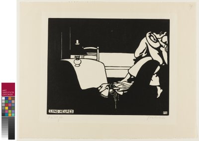 Five O"Clock, plade syv fra Intimacies, 1898 af Felix Edouard Vallotton