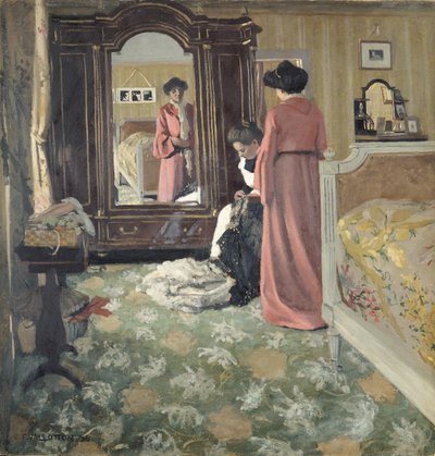 Interiør af Felix Edouard Vallotton