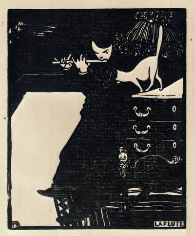 fløjten af Felix Edouard Vallotton
