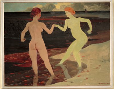 Fruen og tjenestepigen af Felix Edouard Vallotton