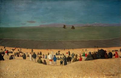 Stranden ved Honfleur af Felix Edouard Vallotton
