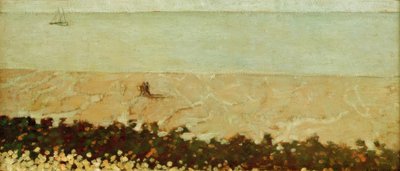 Villerville strand af Felix Edouard Vallotton