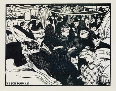 Det gode marked, 1893 af Felix Edouard Vallotton