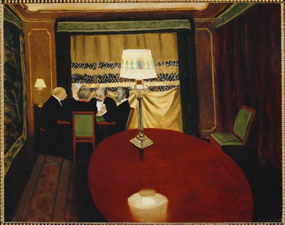 Le Poker af Felix Edouard Vallotton