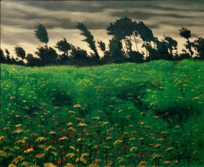 Den blomstrende mark af Felix Edouard Vallotton