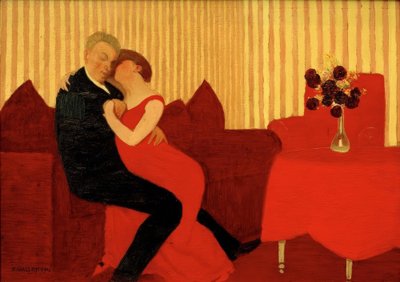 Løgnen af Felix Edouard Vallotton
