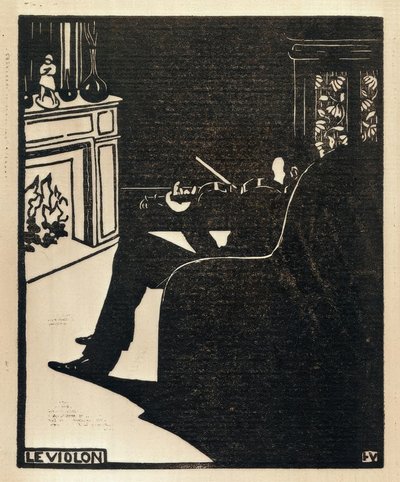 Violinen af Felix Edouard Vallotton