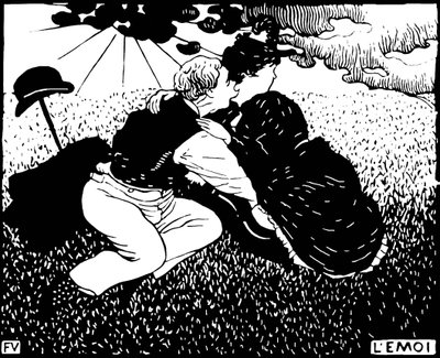 Selvet. Træsnit af Felix Edouard Vallotton (1865-1925) af Felix Edouard Vallotton