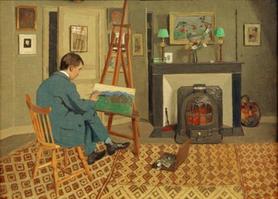 Max Rodrigues-Henriques i sin svigerfars studie af Felix Edouard Vallotton