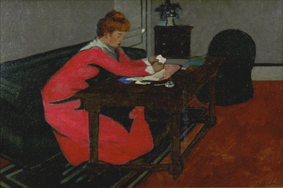 Misia ved sit skrivebord, 1897 af Felix Edouard Vallotton