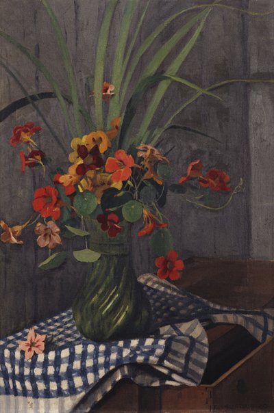 Nasturtiums, 1920 af Felix Edouard Vallotton