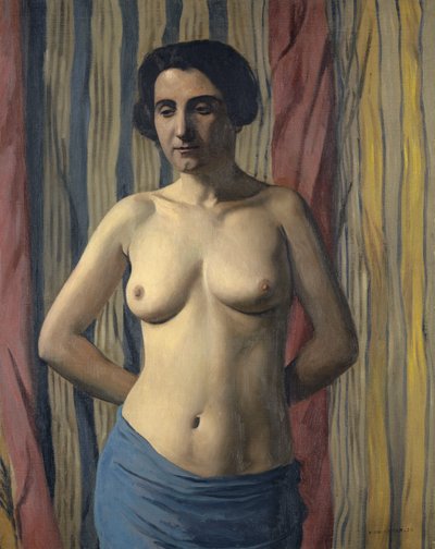 Nøgen med blåt skær, 1922. af Felix Edouard Vallotton