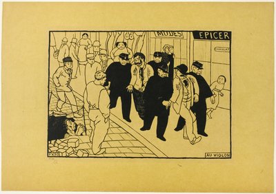 Afsted til Kanden af Felix Edouard Vallotton
