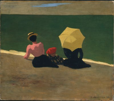 På stranden, 1899 af Felix Edouard Vallotton