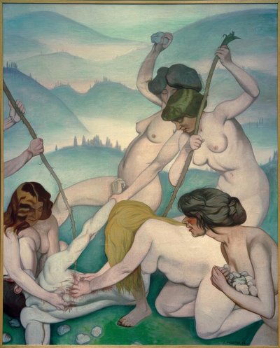 Orpheus slagtet af Felix Edouard Vallotton