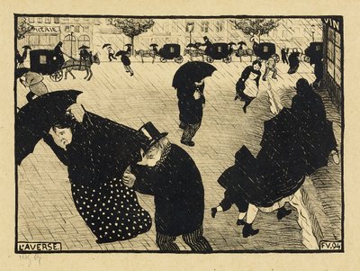 Paris Intense, 1893-94 af Felix Edouard Vallotton