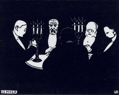 Poker, 1896 af Felix Edouard Vallotton