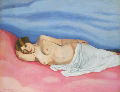 Liggende nøgen kvinde, 1913 af Felix Edouard Vallotton