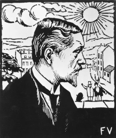 Selvportræt af Felix Edouard Vallotton