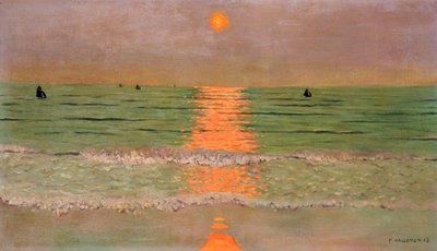 Solnedgang, 1913 af Felix Edouard Vallotton