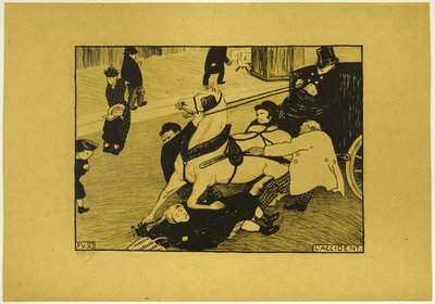 Ulykken af Felix Edouard Vallotton