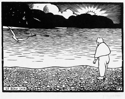 Den smukke aften, 1892 af Felix Edouard Vallotton