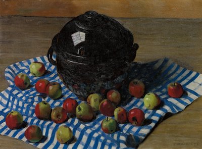 Den sorte soupiere, 1923 af Felix Edouard Vallotton