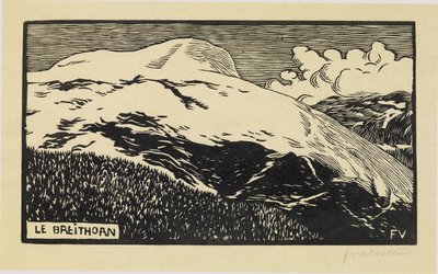Breithorn, 1892 af Felix Edouard Vallotton