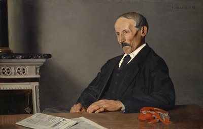 Den gamle portner, 1893. af Felix Edouard Vallotton