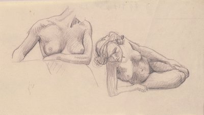 To undersøgelser af kvindelige nøgenbilleder af Felix Edouard Vallotton