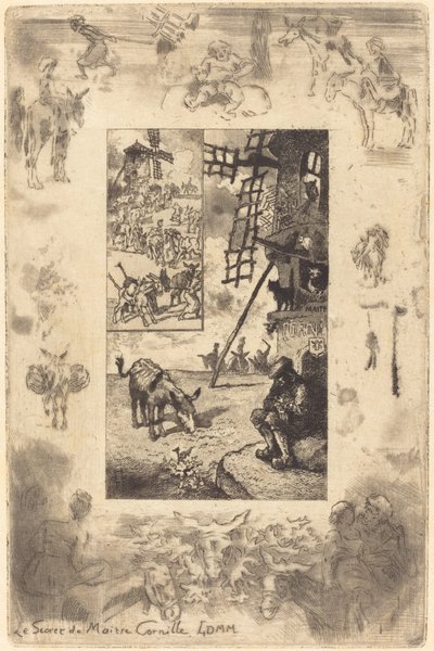 Mester Cornilles hemmelighed Mester Cornilles hemmelighed, ca. 1885. af Felix Hilaire Buhot
