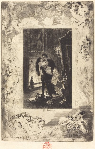 Afskeden (Afskeden) af Felix Hilaire Buhot