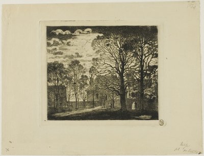 Klosteret, Avenue of the Observatory af Felix Hilaire Buhot