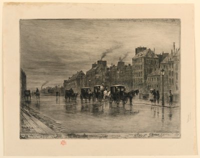 Førerhusets stativ af Felix Hilaire Buhot
