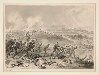 Slaget ved Gettysburg af Felix O. C. Darley