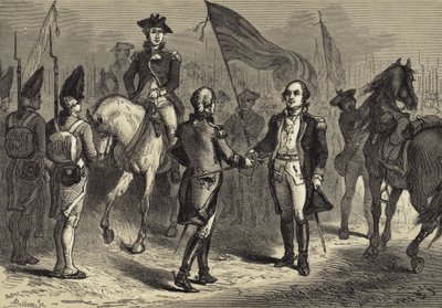 General Lincoln modtager Cornwallis