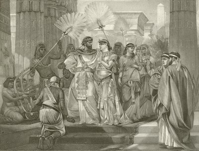 Antony og Cleopatra. Akt I, Scene I (dybtryk) af Felix Octavius Carr Darley