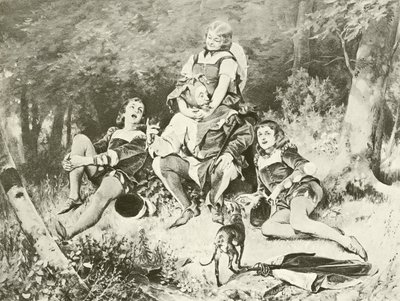 Som du kan lide det. Akt V, Scene III (dybtryk) af Felix Octavius Carr Darley