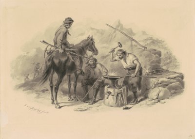 Smed i Guldmarkerne af Felix Octavius Carr Darley