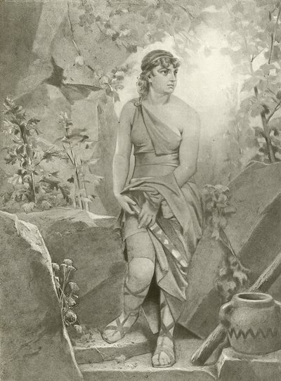 Cymbeline. Akt III, Scene VI (dybtryk) af Felix Octavius Carr Darley