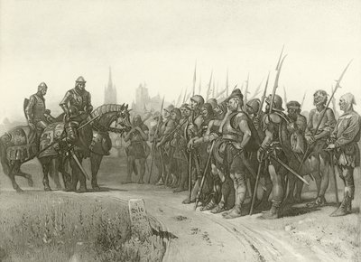 Første del af Kong Henrik den IV. Akt IV, Scene II (dybtryk) af Felix Octavius Carr Darley